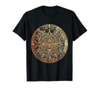 Ancien Calendrier Maya Aztèque Mexicain Soleil Pierre Aztèque Aztèque T-Shirt