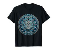 Ancien Calendrier Maya Aztèque Mexicain Soleil Pierre Aztèque Aztèque T-Shirt