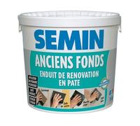 Anciens Fonds - Enduit de Rénovation pour les Supports Irréguliers Semin - Intérieur/Extérieur - Seau de 15 kg