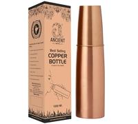 Ancient Impex Bouteille en cuivre pur finition mate avec gobelet | Capacité de 900 ml