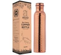 Ancient Impex Gourde en cuivre pur martelé, 1000 ml, sans coutures, étanche, pour bienfaits ayurvédiques