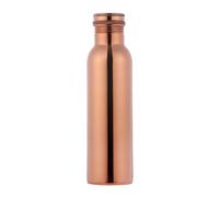 ANCIENTIMPEX Bouteille en cuivre pur 600 ml (20,28 fl oz) unie | Bouteille de boisson ayurvédique | Bouteille en cuivre écologique et anti-fuite pour des bienfaits quotidiens pour la santé