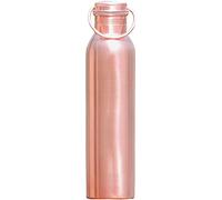 AncientImpex Gourde Metal en Cuivre Pur (99,74 %) avec Finition Mate et Poignée | Bouteille d'Eau en Cuivre Anti-Fuite Sans Couture avec Finition Mate avec Poignée 1000 ml