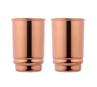 Ancientimpex Lot De 2 Gobelets En Cuivre Pur (99,74 %) Capacité De 350 Ml