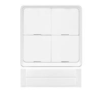 ANCLLO Interrupteur Intelligent Zigbee 12 scènes, Interrupteur Mural sans Fil Compatible avec l'application Tuya/Smart Life (nécessite Un hub Zigbee Incompatible avec Alexa)