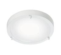 ANCONA MAXI plafonnier Métal-Verre Blanc E27 - Nordlux 25316101