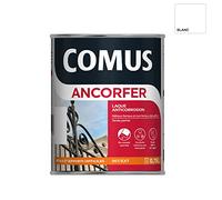 Ancorfer Satin 0.75L Blanc sécurité - Peinture-Laque de Finition antirouille pour Métaux et Autres Supports (Bois, Plâtre…)