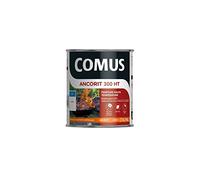 Ancorit 300 Ht Noir 0.75L - Peinture Antirouille de Protection et de Décoration pour Métaux Soumis à des hautes Températures Résistante jusqu’à 300°C