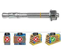 Ancrage Celo Bap 8-115/50 Zinc Ancrage à Expansion Homologué Ce Pour Charges Moyennes - Celo