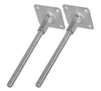 Ancrage de poteau en acier réglable verticalement KOTARBAU® pour tonnelles, abris, clôtures 110 x 330 mm, lot de 2