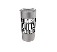 Ancrage droit Gobelet isotherme en acier inoxydable double paroi
