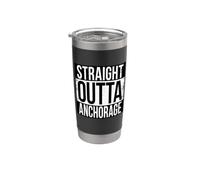 Ancrage droit Gobelet isotherme en acier inoxydable double paroi