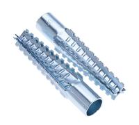 Ancrage Métallique Universel 8 mm x 60 mm Zingué pour Béton Cellulaire Bloc d'Argile Utilisé avec la goupille d'extension à visser Crochets KMG à visser 10 pièces