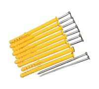 Ancrages auto-perceurs for cloisons sèches 220 pièces en plastique auto-perceuses avec vis Kit d'ancrage for prise murale ancre boulon d'expansion colonne de tuyau