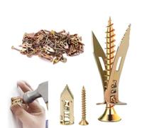 Ancrages autoperceurs, kit d'ancrages et de vis autoperceuses pour cloisons sèches, outils de réparation d'ancrages pour cloisons sèches humides et fixes pour la fixation de meub (50, 3+3.5cm)