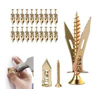 Ancrages autoperceurs, kit d'ancrages et de vis autoperceuses pour cloisons sèches, outils de réparation d'ancrages pour cloisons sèches humides et fixes pour la fixation de meub (20, 3+3.5cm)