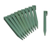 Ancres pour bordure en polyéthylène recyclé - NATURE - H26,7 x 1,9 x 1,8 cm - Vert