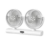 Ancsttu Ventilateur De Table USB Portable Avec Lampe LED,3 Speed Settings