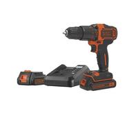 and Decker Perceuse visseuse à percussion 18V 2Ah Li-Ion avec coffret BDCHD18K1B2 Black and Decker