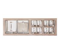 Andersen Furniture A-Organizer 2 Etagères Chêne Laqué Blanc mat/Verre