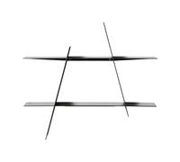 Andersen Furniture Étagère murale A-Shelf Medium 52x9x46 cm Black