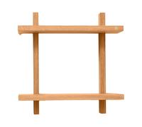 Andersen Furniture Étagère murale Treat double Oiled Nature Oak. 34x12x34 cm