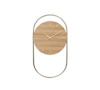 Andersen Furniture Horloge A-Wall Chêne/Laiton