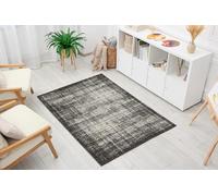 andiamo Campos Tapis de Sol Moderne Gris/Corail, Polypropylène, Gris, 133 x 190 cm