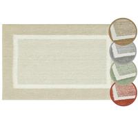 andiamo Maui - Tapis de Bain antidérapant - Doux et Moelleux - Tapis de Douche pour Salle de Bain - Antidérapant - Lavable - 50 x 80 cm - Beige