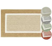 andiamo Maui - Tapis de Bain antidérapant - Doux et Moelleux - Tapis de Douche pour Salle de Bain - Antidérapant - Lavable - 60 x 100 cm - Taupe