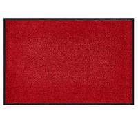 andiamo Misento Paillasson Wash & Clean, comme paillasson à l'intérieur ou comme paillasson à l'extérieur sous abri - paillasson très Absorbant 90 x 120 cm Rouge