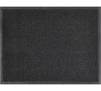 Tapis d'entrée polyvalent, couleur anthracite, pour l'intérieur, les espaces extérieurs couverts ou comme paillasson, 120 x 180 cm