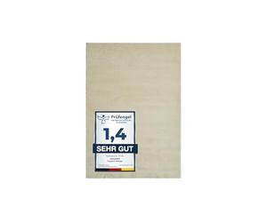 andiamo Tapis Arezzo pour Salon Salle à Manger Facile d'entretien élégant et Confortable uni 60 x 110 cm Crème