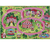 andiamo Tapis Wonderland Tapis pour enfant fille au design moderne - 100 x 150 cm - Rose