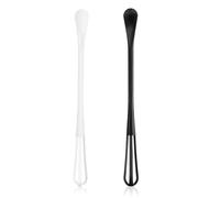 Andibro Lot de 2 petits fouets 2 en 1 multifonctions - Mini cuillère à sucre - 22 x 2 cm - Petit pour cuisiner, mélanger, battre, mélanger les œufs, le lait, les sauces au chocolat chaud