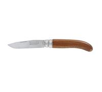 Andre Verdier L'ALPAGE 8,5 cm Couteau pliant à virole - Manche sapelli verni - Lame inox - Fabriqué en France