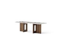 Audo Copenhagen Table de salon Androgyne Noyer-Calacatta viola