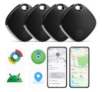 Android Air Tag Traceur Lot de 4,Smarttag Fonctionne avec l’app Google et Apple Localiser,Localisateurs Bluetooth Tracker pour Les