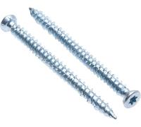 ANDROMEDAGIE Vis à béton à tête fraisée Torx Tx30, en acier trempé, galvanisées, vis autotaraudeuses pour mur, idéales pour les ancrages directs sans chevilles (50, 7,5 x 152)