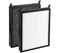 Aneedmore 47001 Lot de 2 filtres de rechange compatibles avec purificateur d'air NUWAVE OxyPure pour 47002, 47003, 47004, 47005 et 47006, True HEPA (H13) + filtre combo à charbon actif