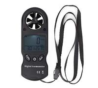 Anémomètre, Anémomètre numérique, mini-thermo-hygromètre numérique multifonctionnel Thermomètre-hygromètre à anémomètre numérique Anemometre Exterieur Anemometre Portable