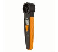 Anémomètre numérique HT-807 portable avec écran LCD - Détection du flux d'air en temps réel pour calcul CVC conduit d'aération CFM - Capteur de température pour celsius Fahrenheit - Idéal pour les