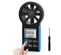 Anémomètre numérique intelligent, anémomètre Bluetooth, débit d'air, altitude CFM, pression barométrique