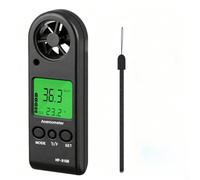 Anémomètre Numérique Portable 0,3-30m/s pour précis Anémomètre | Capteur haute précision, plage 0,3 à 30 m/s, mesure , pour idéal pro et amateur
