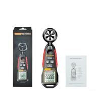 Anémomètre numérique professionnel de 0,4 à 30 m/s, moniteur d'humidité et de température, grand écran LCD pour l'agriculture, l'aviation, la climatisation