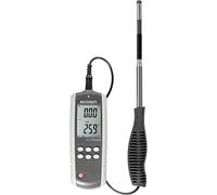 Voltcraft Anémomètre PL-135HAN à fil chaud 0,1–25 m/s, mesure de la température, USB, télescopique