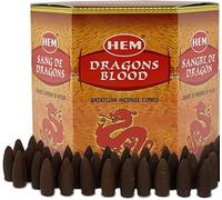 Anémone - Backflow Hem prémium - Cônes Naturels et Boisés - Lot de Boîtes (Sang de Dragon, 1 Boîte)