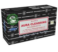 Anémone - Encens SATYA - Bâtonnets d'Encens Naturels - Boîtes de 15g (Aura Cleansing, 1 Boîte)