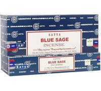 Anemone - Encens SATYA - Bâtonnets d'Encens Naturels - Boîtes de 15g (Sauge Bleue, 6 Boîtes)