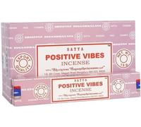 Anémone - Encens SATYA - Bâtonnets d'Encens Naturels - Lot de Boîtes de 15g (Positive Vibes, 12 Boîtes)